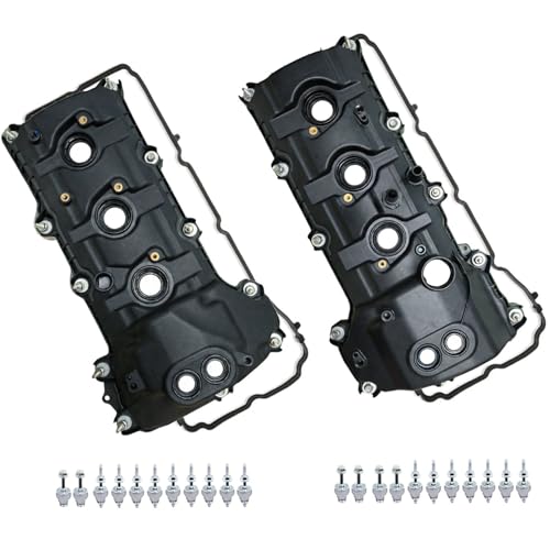 Engine Valve Covers Compatible with Ford F-150, Edge, Explorer, Mustang, Transit & Lincoln MKZ MKX 3.5L 3.7L (2011-2020) Non-Turbo, Direct Replace Part # BR3Z6582U BR3Z6582R
