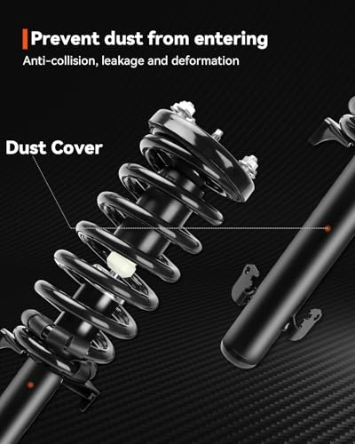 PROEZE Front Strut Assembly for 2008-2012 Accord, Shock Absorber Front with Coil Springs Replace 172562L,172562R, Driver and Passenger Side, 2PCS - size: 08-12 Accord-Front