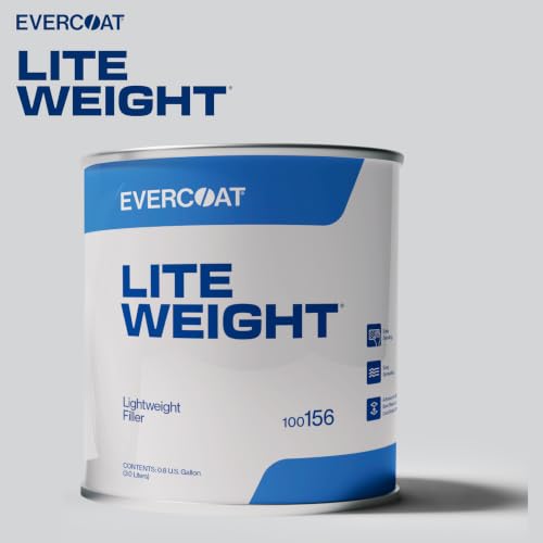 Evercoat Lite Weight Body Filler - Clog-Free Body Filler for Aluminum, Fiberglass & More - 128 Fl Oz - style: Lite Weight