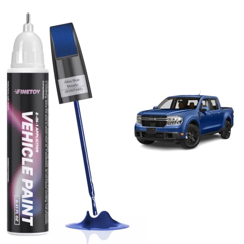 Atlas Blue Metallic(B3/M7440) Car Touch Up Paint for Ford - color: Atlas Blue Metallic(B3/M7440) for 2023-2025 F-150/2022-2023 Super Duty F-250, F350 ,F450/2023-2024 Maverick/2024 Bronco Sport/2024 Edge/2024 Mustang