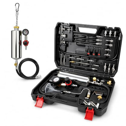 PLAYOCCAR Fuel Injector Cleaner Kit 35 fl oz 150PSI Non-Dismantling 40PCS - size: C100