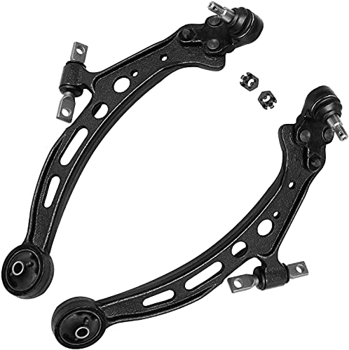 Detroit Axle - Pair Front Lower Control Arms for Toyota Camry Avalon - size: 80004-4A/ PAIR