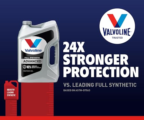 Valvoline Advanced Full Synthetic SAE 5W-30 Motor Oil 5 QT, Case of 3 - size: 5 QT, Pack of 3, style: Advanced Protection