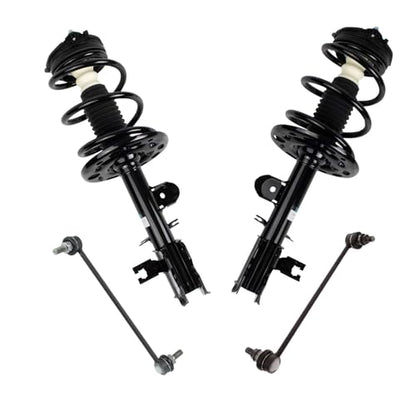 TRQ Front Suspension Kit Complete Strut & Coil Spring Assembly Sway Bar - style: SCA32462