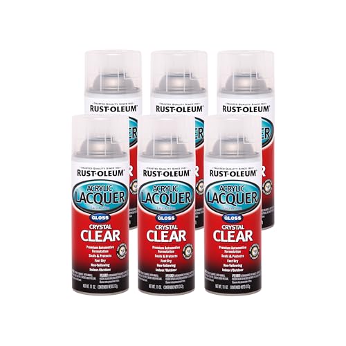 Rust-Oleum Automotive Acrylic Lacquer Spray Paint, Gloss Clear