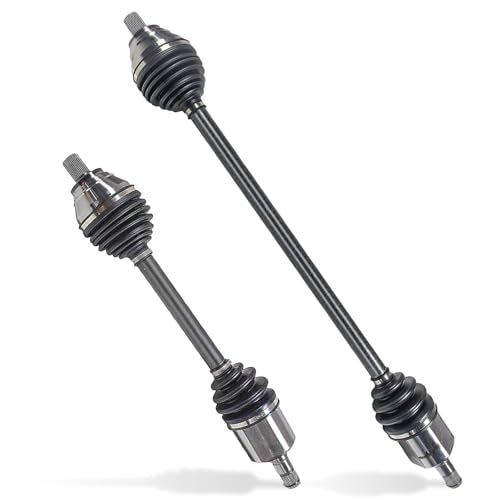 Front CV Axle Shaft Assembly Compatible with Volkswagen Vw Passat 2009-2006, 2.0L Automatic CVT Trans, Left and Right Front CV Axle, 2.0T Comfortline Highline Komfort Trendline Base Sedan Wagon - size: B2CV030-Passat