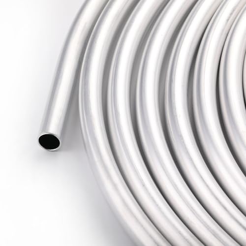 5/8" OD Aluminum Hard Fuel Line Hardline Tube Tubing Coil 16 Feet Roll - size: 5/8"OD 16FT