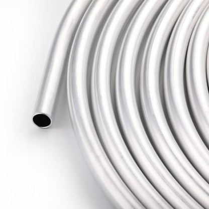 5/8" OD Aluminum Hard Fuel Line Hardline Tube Tubing Coil 16 Feet Roll - size: 5/8"OD 16FT
