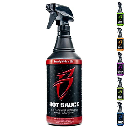 Bling Sauce Hot Sauce Hard Water Spot Remover with Wax Sealants, 32 oz - size: 32 Fl Oz (Pack of 1)