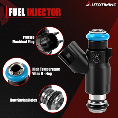 12613411 Fuel Injectors Set of 8 Compatible with 2010-2013 Sierra 1500 4.8L - color: F-12613411