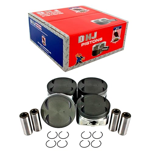 DNJ P196.20 Oversize Piston Set for 2010-2012 Hyundai Genesis Coupe 2.0L L4 16V DOHC 1998cc - size: 2. Oversize 0.20 In. (.50mm)