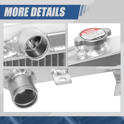 Auto Dynasty Radiator for 2002-2007 Subaru Impreza MT