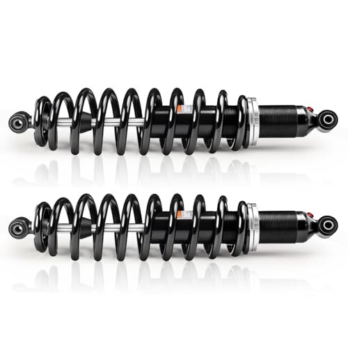 Monotube ATV Front Shocks, Shock Absorber, Struts for 2019-2023 Polaris Ranger 1000XP PS Crew; 1000 Crew; 1000XP Northstar; OEM: 7044875, 7045566-458 Lg. Spring; Amortiguadores Para Polaris Ranger