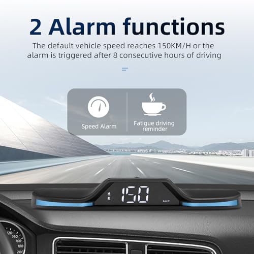 GPS Speedometer Digital Display Multifunctional USB for All 5V Car