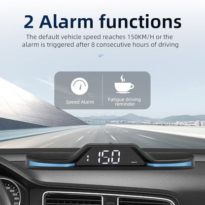GPS Speedometer Digital Display Multifunctional USB for All 5V Car