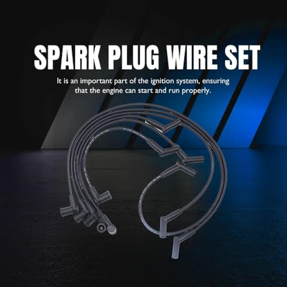 671-6112 Ignition Spark Plug Wires Compatible with Ford F-100 Ranger - style: 671-6112