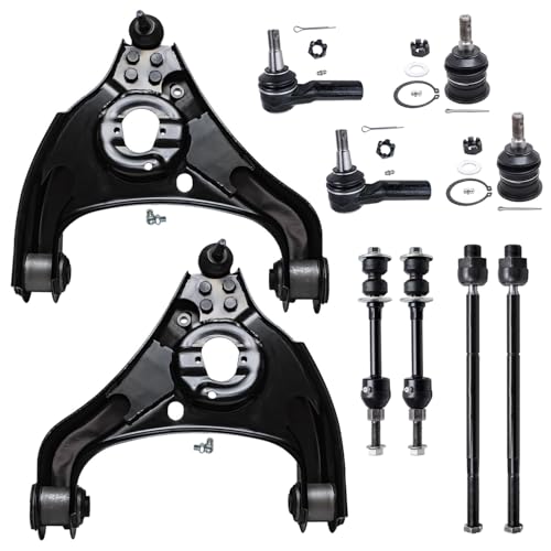 Detroit Axle - RWD 10pc Front Suspension Kit For 2006-2012 Ram 1500 - size: 10CS48095/10PC