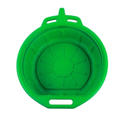 Capri Tools CP21023 Portable Oil Drain Pan, Anti-Freeze, Green - color: Green