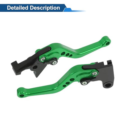 Short Brake Clutch Levers for Triumph Tiger 800 XC/XCX 2015-2018 - color: Green