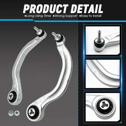 2pc Front Lower Bending Arm Compatible with Model 3 Y 19-24