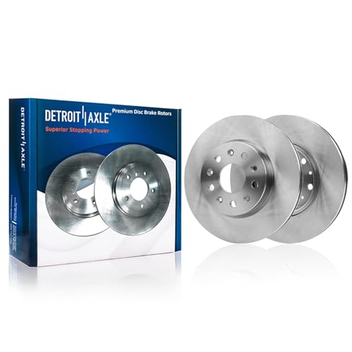 Detroit Axle - 8pc Brake Kit for 2016-2019 Cadillac ATS, Disc Brakes Rotors - size: 8PR53557/KIT