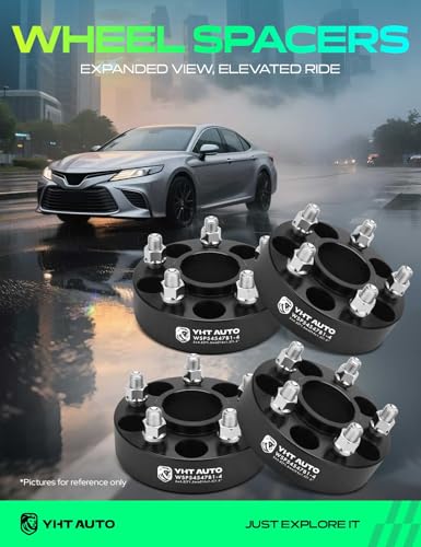 YHTAUTO 5x4.5 Hub Centric Wheel Spacers 1.5 Inch for Chrysler, Dodge - size: 1.5 Inch Thickness, style: 4 PCS