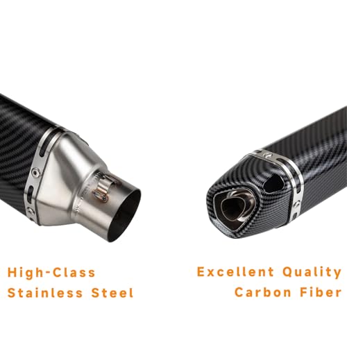 Motorcycle Muffler Mid Pipe, Muffler Adapter Connect Pipe - size: 2018-2024