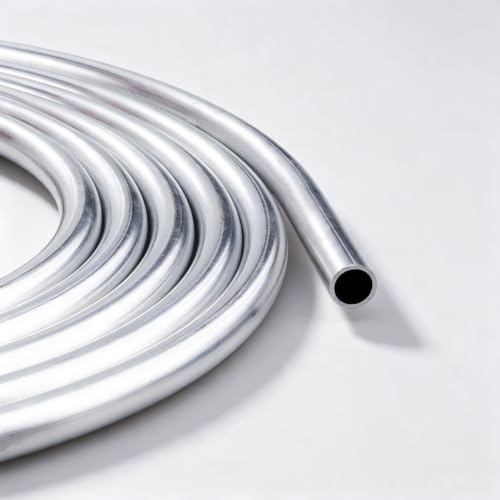AC PERFORMANCE 1/2" Aluminum Fuel Line Hard Tube, 25 Feet Coil - color: Silver, size: 1/2" OD - 25FT