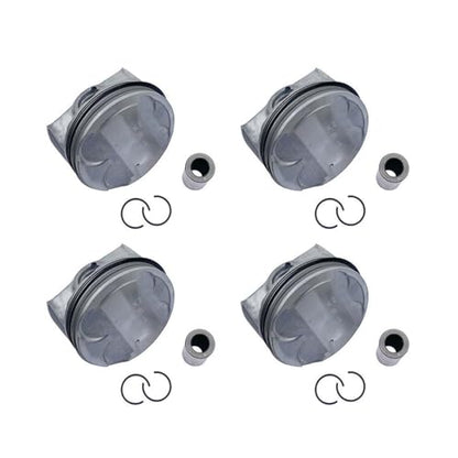 4pcs Piston Ring Kit 23041-2E800 +0.5mm Oversize For Hyundai Kia 2.0L G4NH