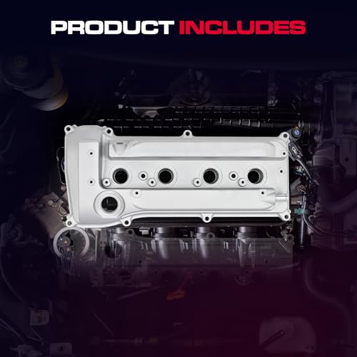 Aluminium Engine Valve Cover Fit for Toyota Camry 2002-2009, Corolla & Matrix 2009-2013, Highlander 2001-2007, RAV4 2004-2008, Solara 2002-2006, L4 2.4L,Replace # 11201-28014