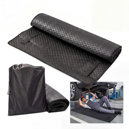 Mechanic Creeper Mat, 60 x 28 Inch Foldable Under Car Work Mat with Carry Bag, Low-Profile Design for Garage Repairs and Vehicle Maintenance