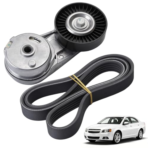 Serpentine Drive Belt Tensioner Kit for Chevrolet Cobalt/Equinox 2004-2017 - size: 2001-2017 for Ion/Equinox/Cobalt