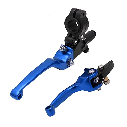 JFG RACING Motorcycle Brake Clutch Lever 7/8" for CRF50 KLX SSR TTR 110 - color: Blue