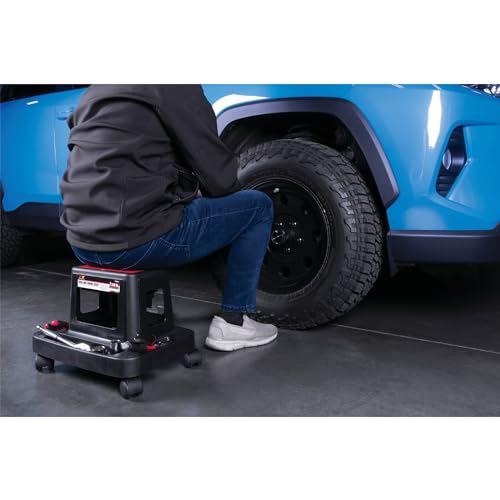 Performance Tool W85026 Rolling Work Seat for Garage and Workshop - style: Rolling Work Seat