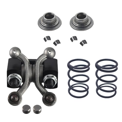 Upgrade 1.3 Ratio Solid cast Racing Shaft Rocker Arm with 22lb Race Springs kit for Predator 196cc 212cc 224cc Non Hemi for Honda GX160 GX200 Engine MiniBike Performance Parts - size: with 22lb springs