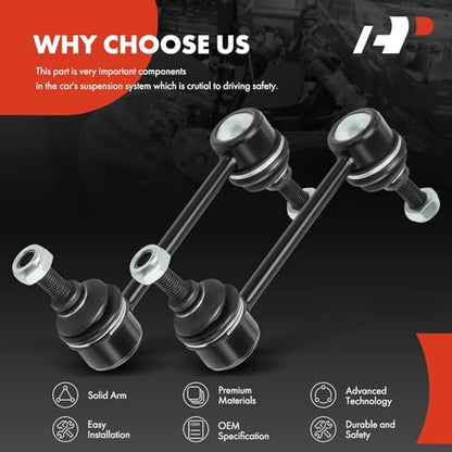 A-Premium Rear Sway Bar Link Stabilizer Bar Link - Smooth Driving