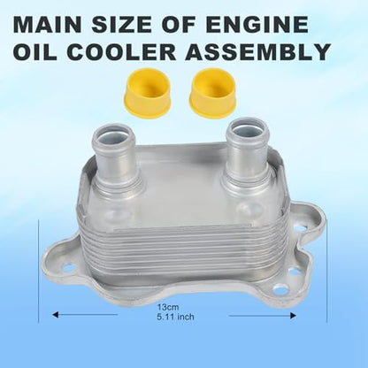 Engine Oil Cooler Assembly 11427509212 fit for 02-08 Mini Cooper 1.6L - color: 11427509212
