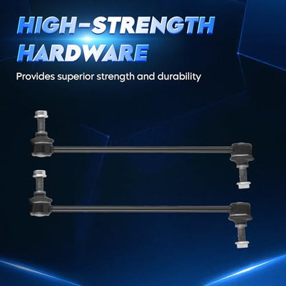 Front Strut Assembly & Sway Bar Links for Chrysler 200 2011-2014, for 2008-2014 Dodge Avenger, 07-10 Sebring (Sedan), Shock Absorber Replace 271131 271130 4PCS