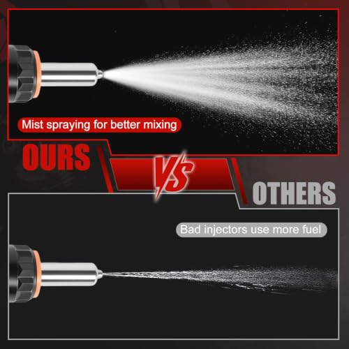 Fuel Injector Set of 1 Compatible with Engine 186FA 186FAE 418CC, Replace OE PB55P04 - color: QMP-GN01036