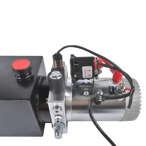 4 Quart Single Acting Power Unit, 0.91 GPM Flow, 3200 PSI - color: Single Acting, size: 4 Quart