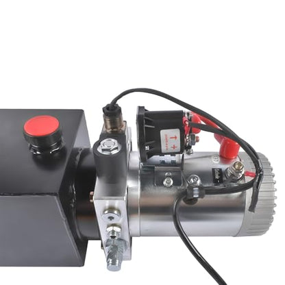 4 Quart Single Acting Power Unit, 0.91 GPM Flow, 3200 PSI - color: Single Acting, size: 4 Quart