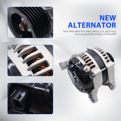 11240N Alternator Compatible with Dodge Ram 1500, Durango - size: 11240N