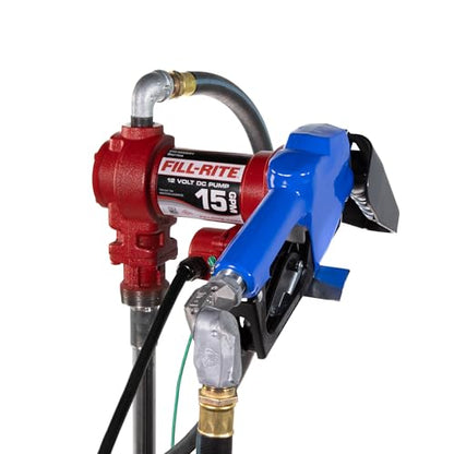 Fill-Rite FR1210HARC 12V 15 GPM Fuel Transfer Pump with Arctic, Cold Weather, Package | Gasoline, Diesel, Kerosene, Ethanol & Methanol Blends & Biodiesel - style: Arctic Package