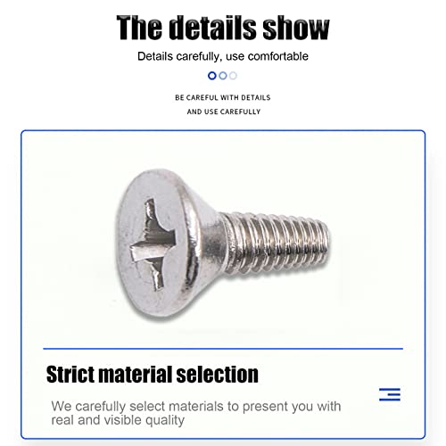 4 Pieces Braking Disc Rotor Screws, Front Rear Stainless Braking Set Screws Kit, Suitable for Honda Hyundai and Kia Models Best Alternative to Mazda (Silver) - size: 4 PCS