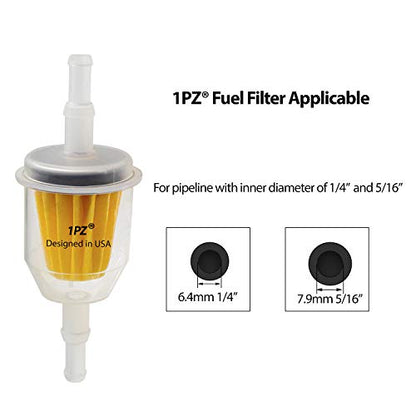 1PZ 1/4" and 5/16" inch Universal Fuel Filter Universal Gasoline Filters