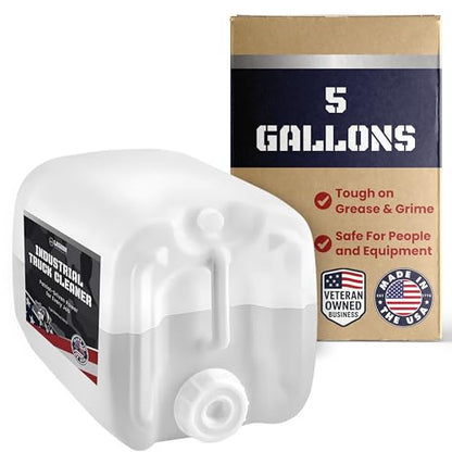 Industrial Truck Cleaner – Tough on Road Grime, Gentle on People and Equipment, 5-Gallon Bucket - size: 640 Fl Oz (Pack of 1)