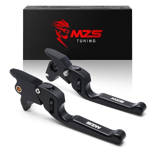 MZS Motorcycle Clutch Brake Levers, Wheel Adjustable CNC Handle Set - size: 2014 to 2016 Touring
