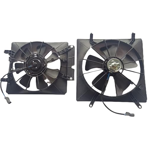 Air Radiator Condenser Cooling Fan Assembly Motor Shroud Compatible with Honda 2002-2006 CR-V CRV A/C 2003-2006 Element A/C