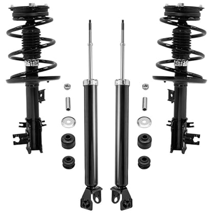 Detroit Axle - Front Struts & Rear Shocks for 2013-2018 Nissan Altima - size: 4AQ47430/ strut shock kit