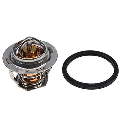 FridayParts Thermostat 6674172 6653948 Compatible for Kubota D722 D902 V2003T D1703 V2203 V1505 D1005 V1903 Bobcat 225 231 325 328 331 334 428 763 7753 S150 T190 Skid Steer Loaders Replacement